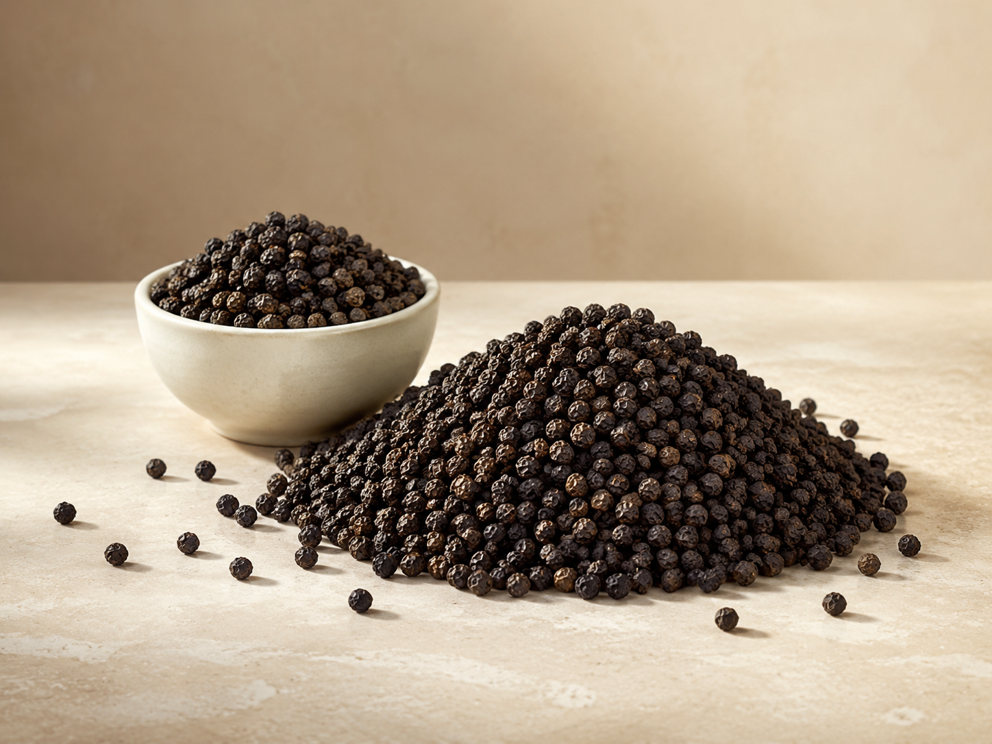 Black pepper — black pepper exporter India