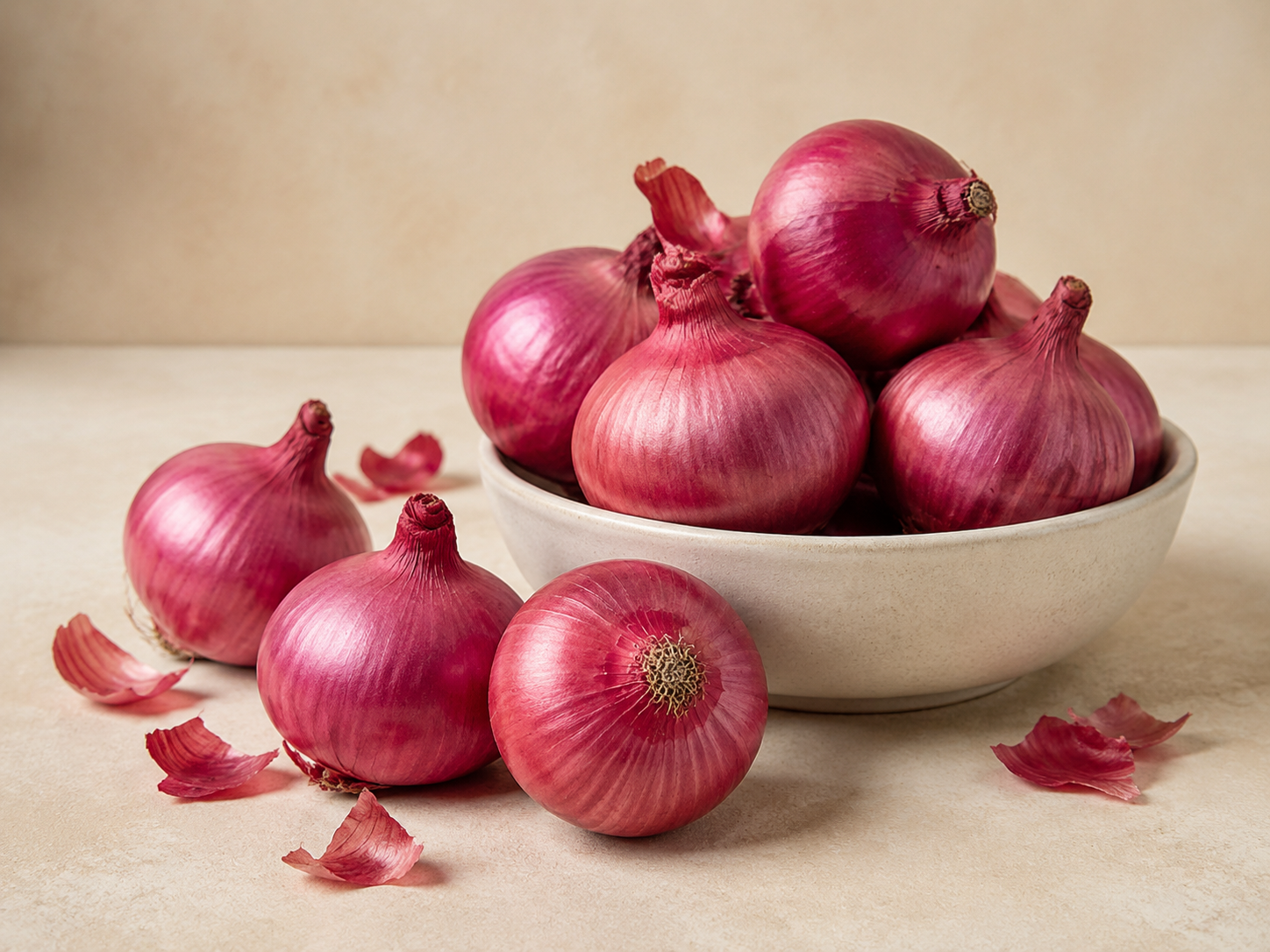 Fresh produce — onion and garlic